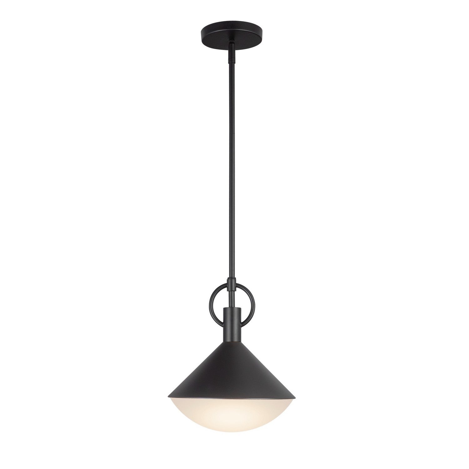 Artcraft - AC11861BK - One Light Pendant - Abruzzo - Black