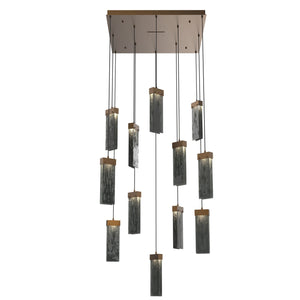 Hammerton Studio - CHB0042-12-FB-SG-C01-L1 - LED Pendant - Parallel - Flat Bronze