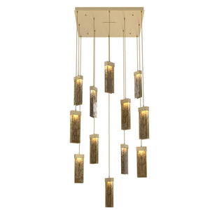 Hammerton Studio - CHB0042-12-GB-BG-C01-L1 - LED Pendant - Parallel - Gilded Brass