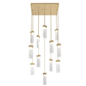 Hammerton Studio - CHB0042-12-GB-CG-C01-L1 - LED Pendant - Parallel - Gilded Brass