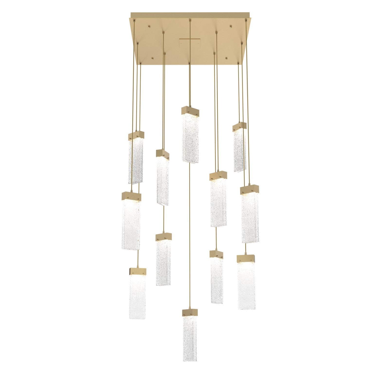 Hammerton Studio - CHB0042-12-GB-CR-C01-L3 - LED Pendant - Parallel - Gilded Brass