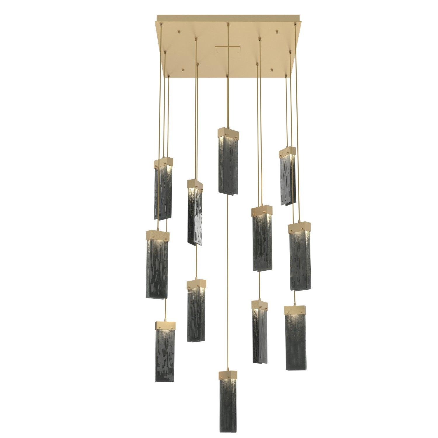 Hammerton Studio - CHB0042-12-GB-SG-C01-L1 - LED Pendant - Parallel - Gilded Brass