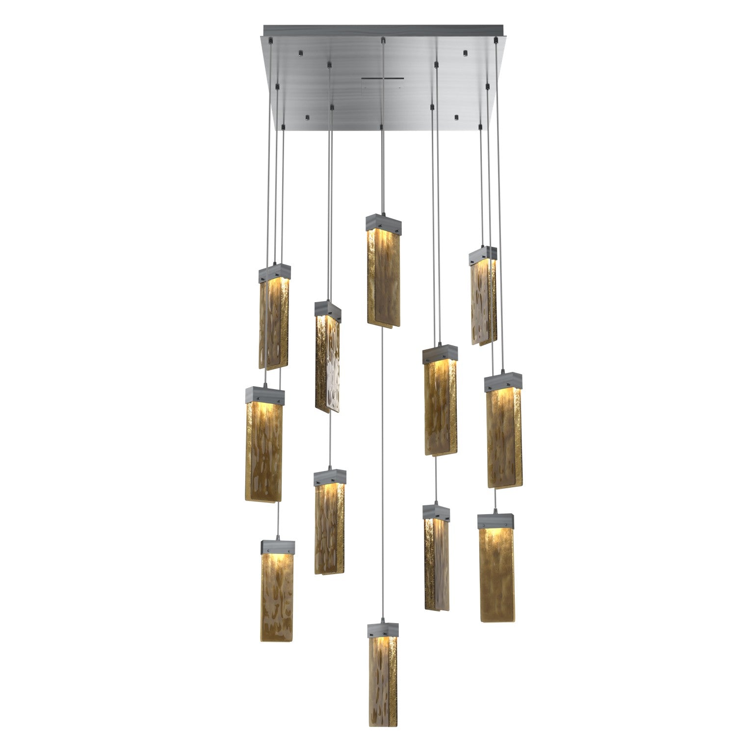 Hammerton Studio - CHB0042-12-GM-BG-C01-L3 - LED Pendant - Parallel - Gunmetal