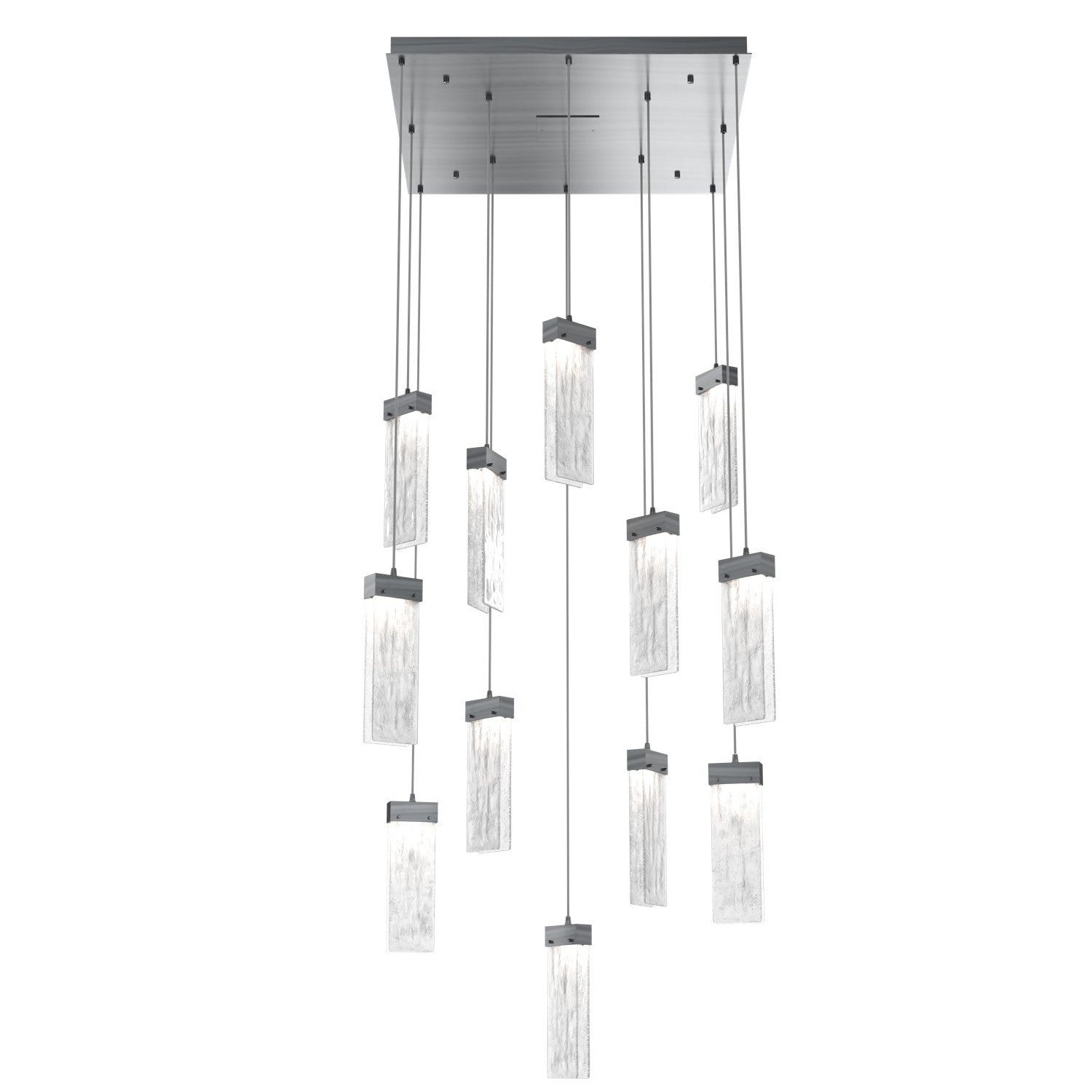 Hammerton Studio - CHB0042-12-GM-CG-C01-L1 - LED Pendant - Parallel - Gunmetal