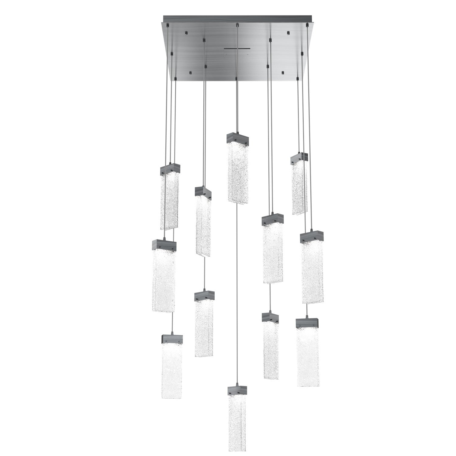 Hammerton Studio - CHB0042-12-GM-CR-C01-L1 - LED Pendant - Parallel - Gunmetal