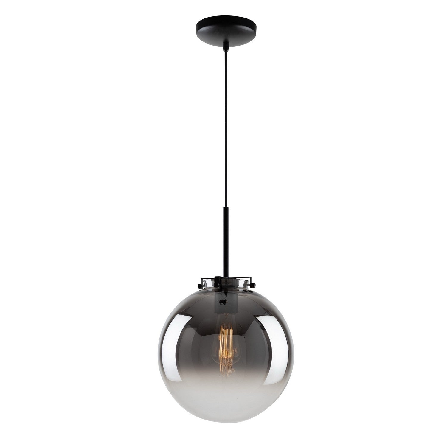 Artcraft - AC11900BK - One Light Pendant - Orsa - Mirror Glass