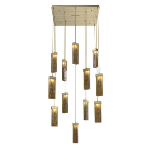 Hammerton Studio - CHB0042-12-HB-BG-C01-L1 - LED Pendant - Parallel - Heritage Brass