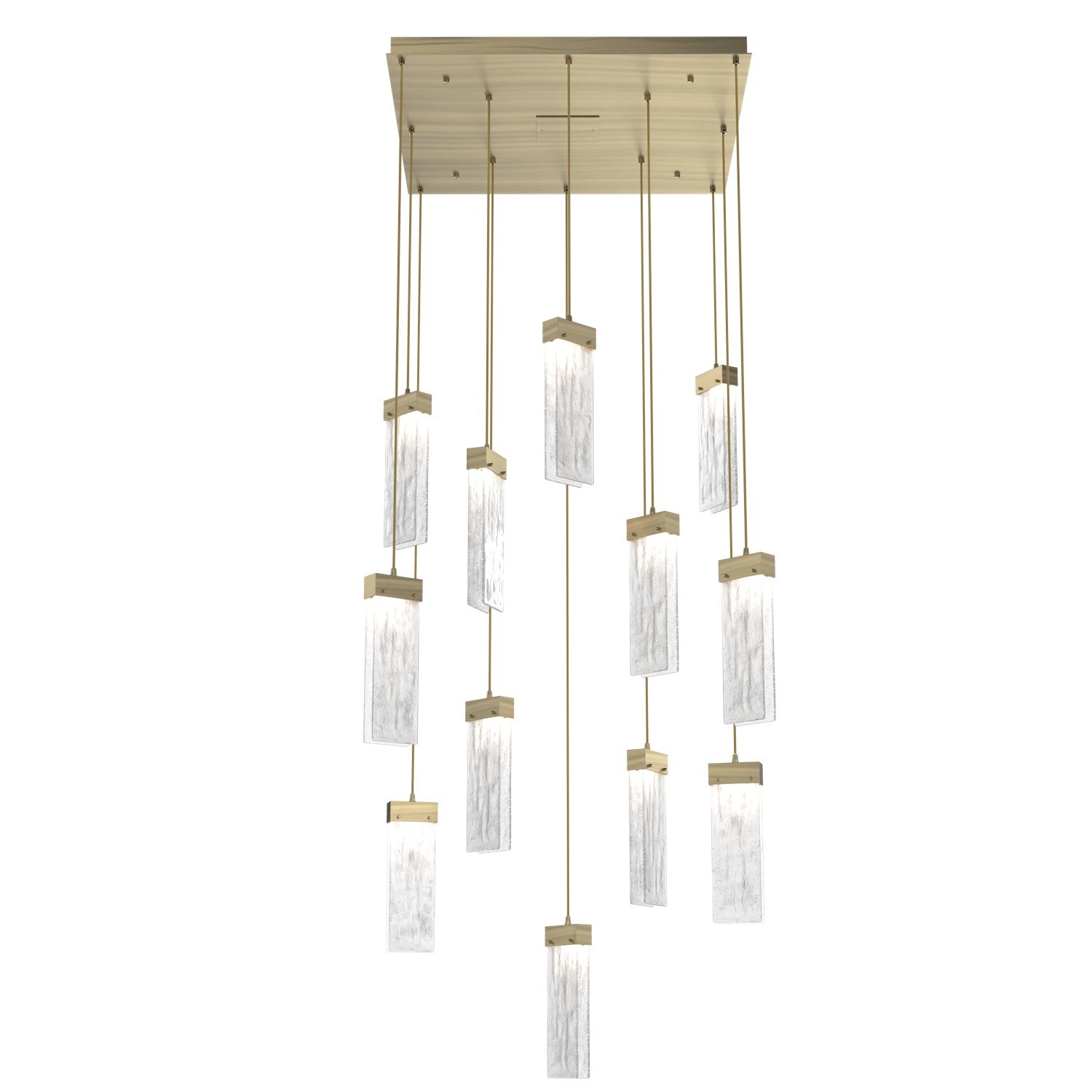 Hammerton Studio - CHB0042-12-HB-CG-C01-L1 - LED Pendant - Parallel - Heritage Brass