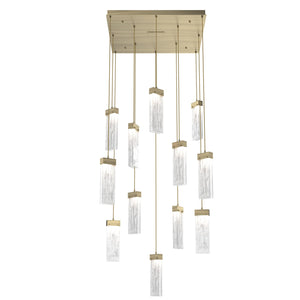 Hammerton Studio - CHB0042-12-HB-CG-C01-L1 - LED Pendant - Parallel - Heritage Brass