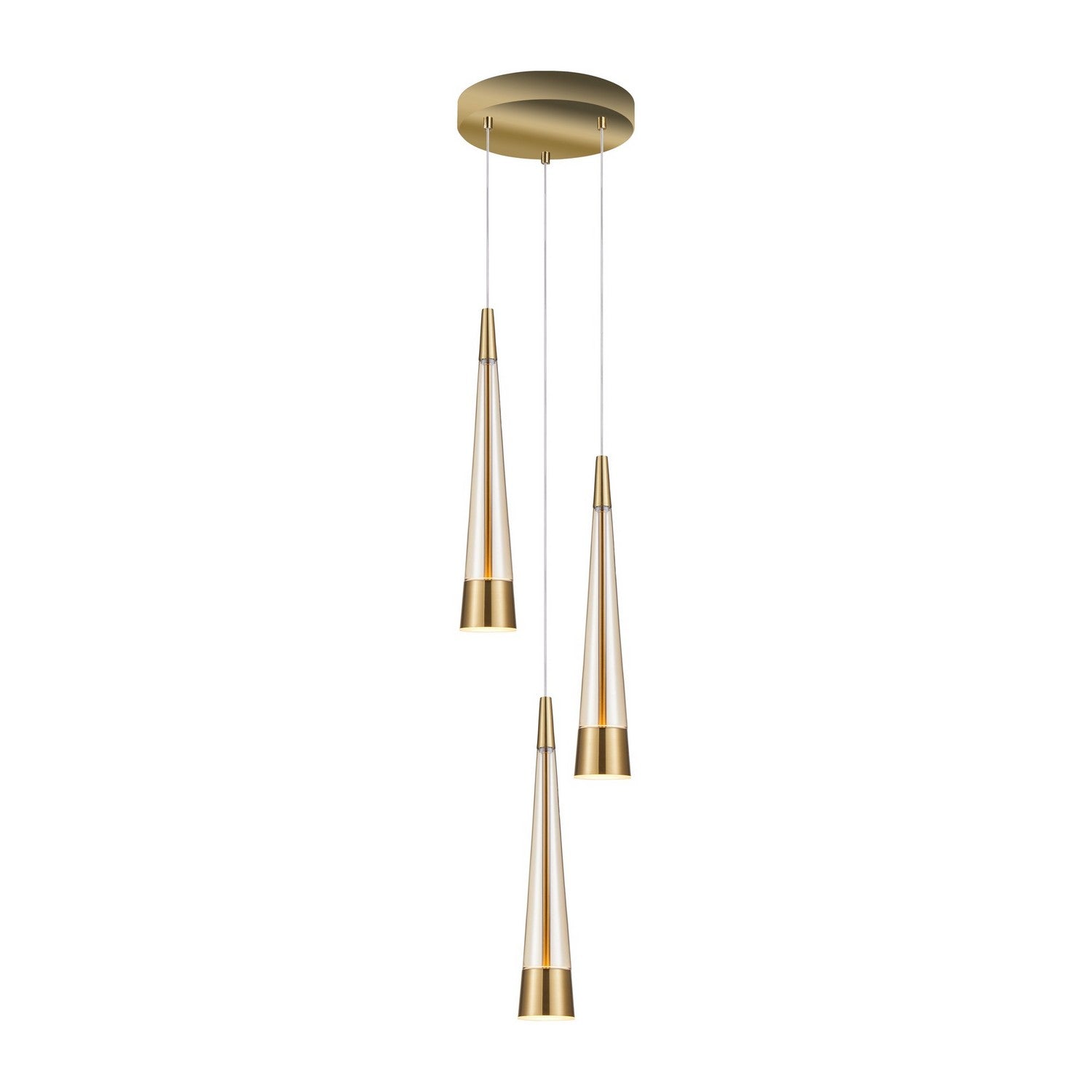 Artcraft - AC6823BR - LED Chandelier - Sunnyvale - Brass