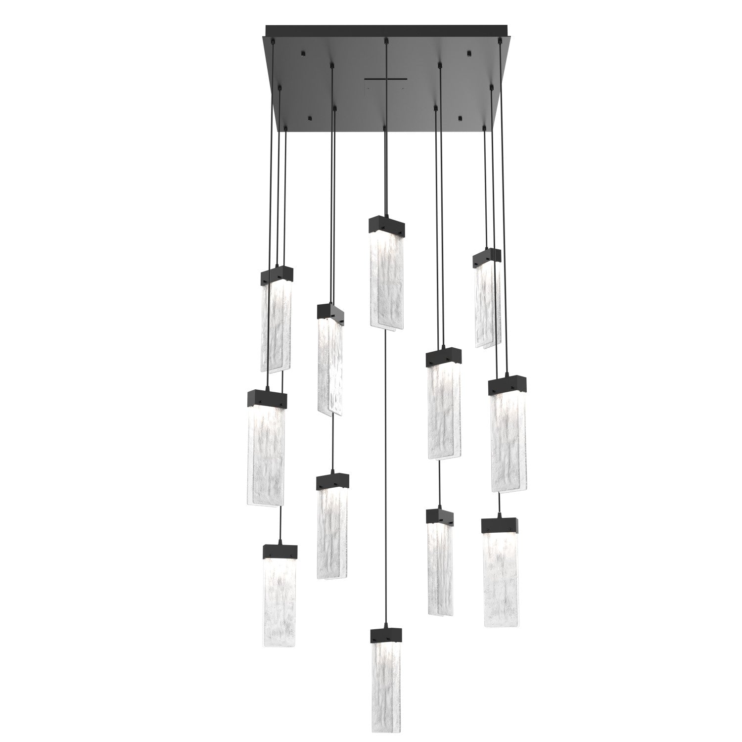 Hammerton Studio - CHB0042-12-MB-CG-C01-L3 - LED Pendant - Parallel - Matte Black