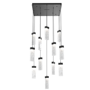 Hammerton Studio - CHB0042-12-MB-CG-C01-L3 - LED Pendant - Parallel - Matte Black