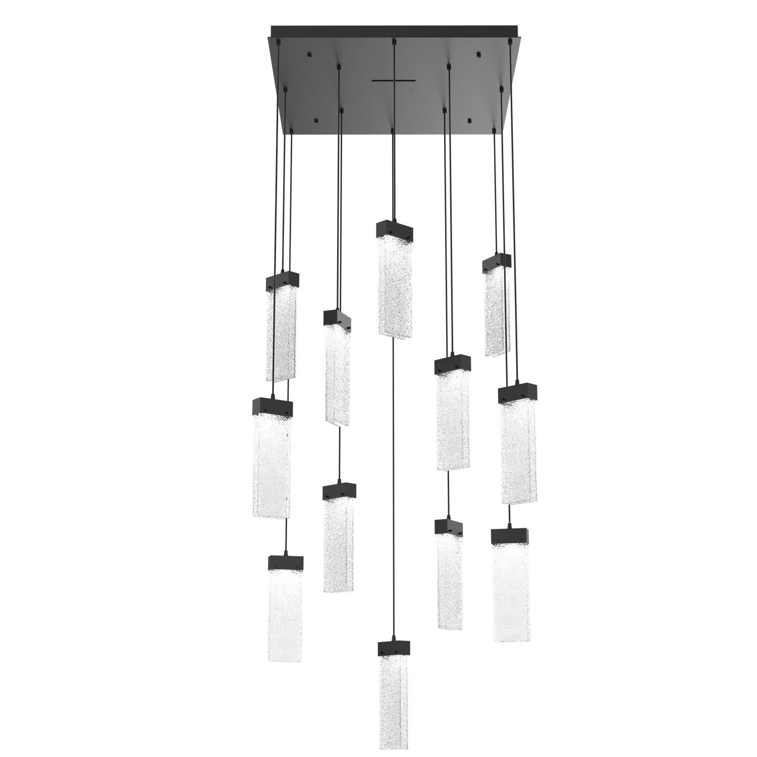 Hammerton Studio - CHB0042-12-MB-CR-C01-L3 - LED Pendant - Parallel - Matte Black