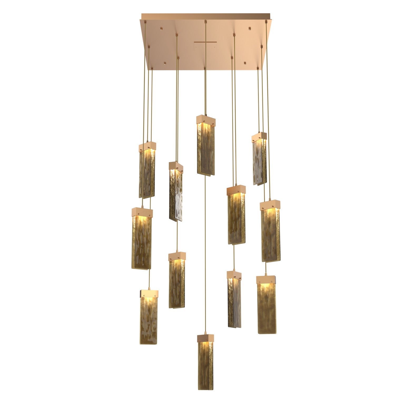 Hammerton Studio - CHB0042-12-NB-BG-C01-L1 - LED Pendant - Parallel - Novel Brass