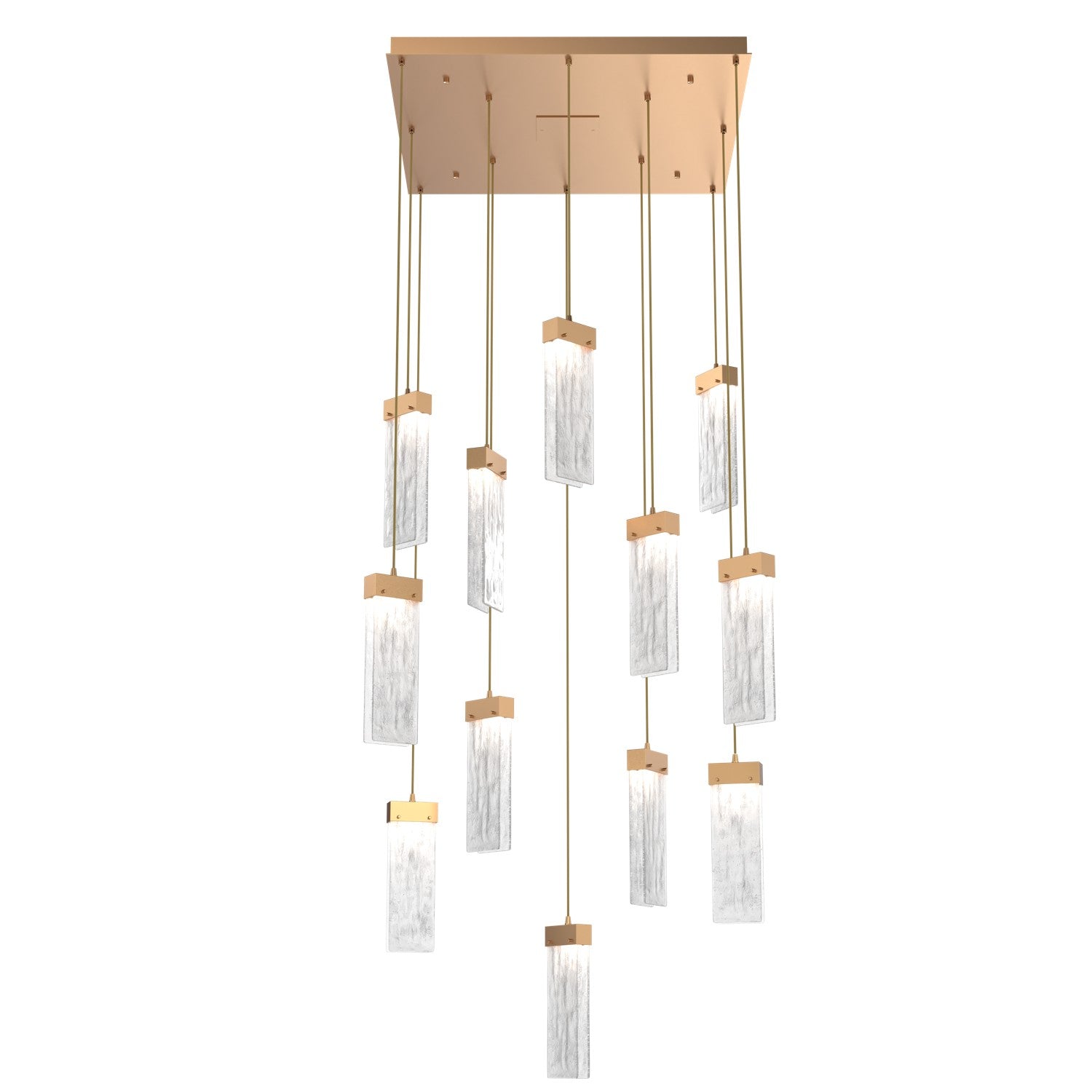 Hammerton Studio - CHB0042-12-NB-CG-C01-L1 - LED Pendant - Parallel - Novel Brass