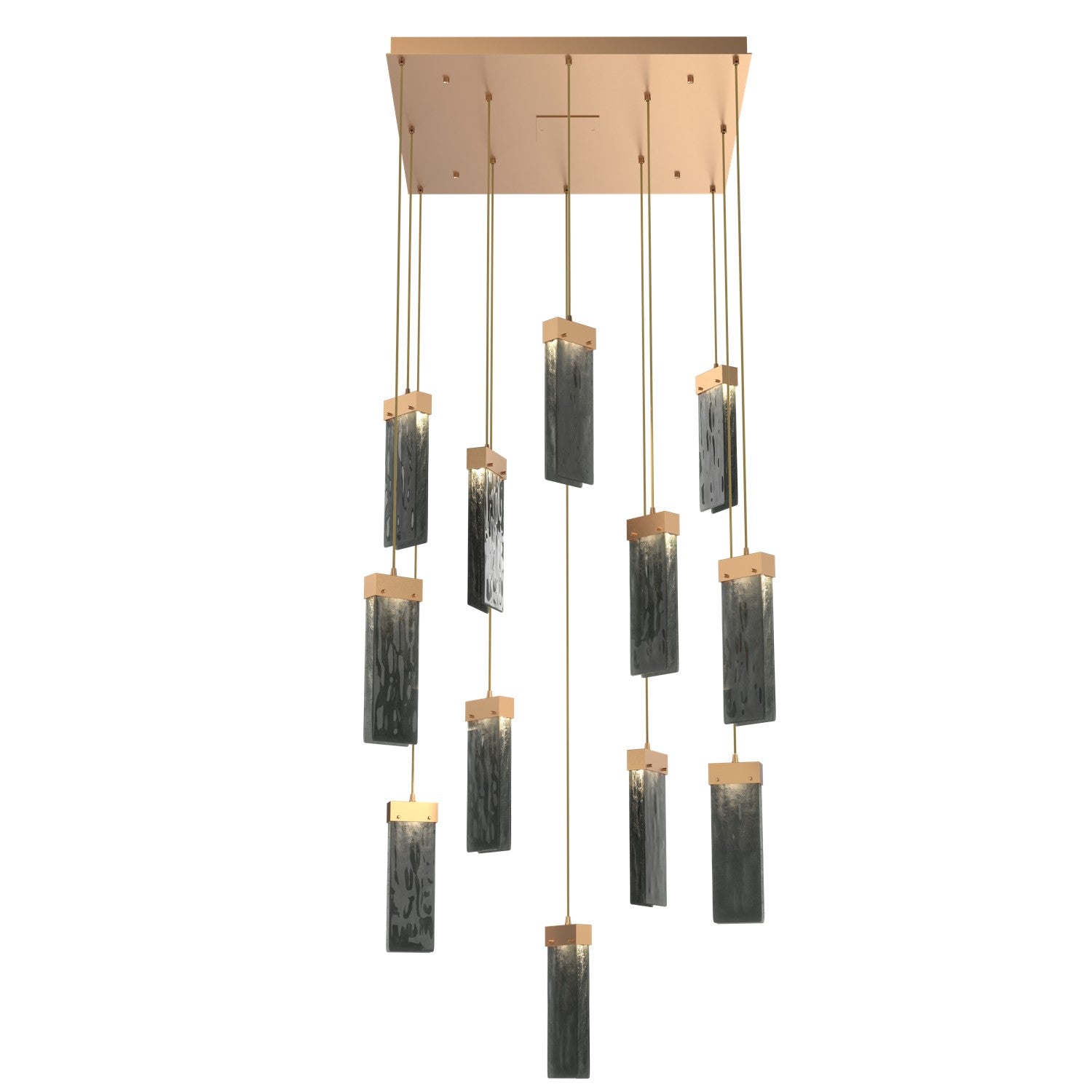 Hammerton Studio - CHB0042-12-NB-SG-C01-L1 - LED Pendant - Parallel - Novel Brass