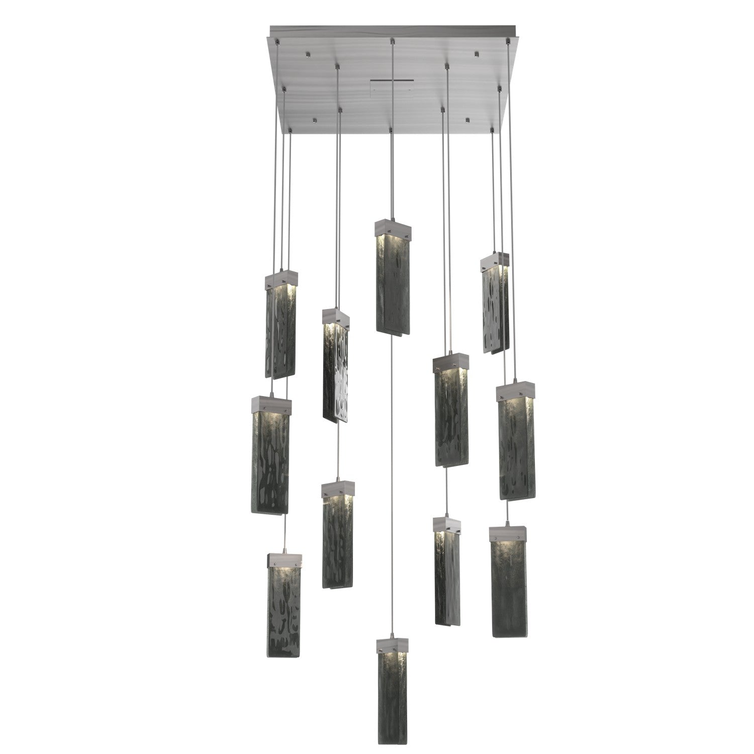 Hammerton Studio - CHB0042-12-SN-SG-C01-L1 - LED Pendant - Parallel - Satin Nickel