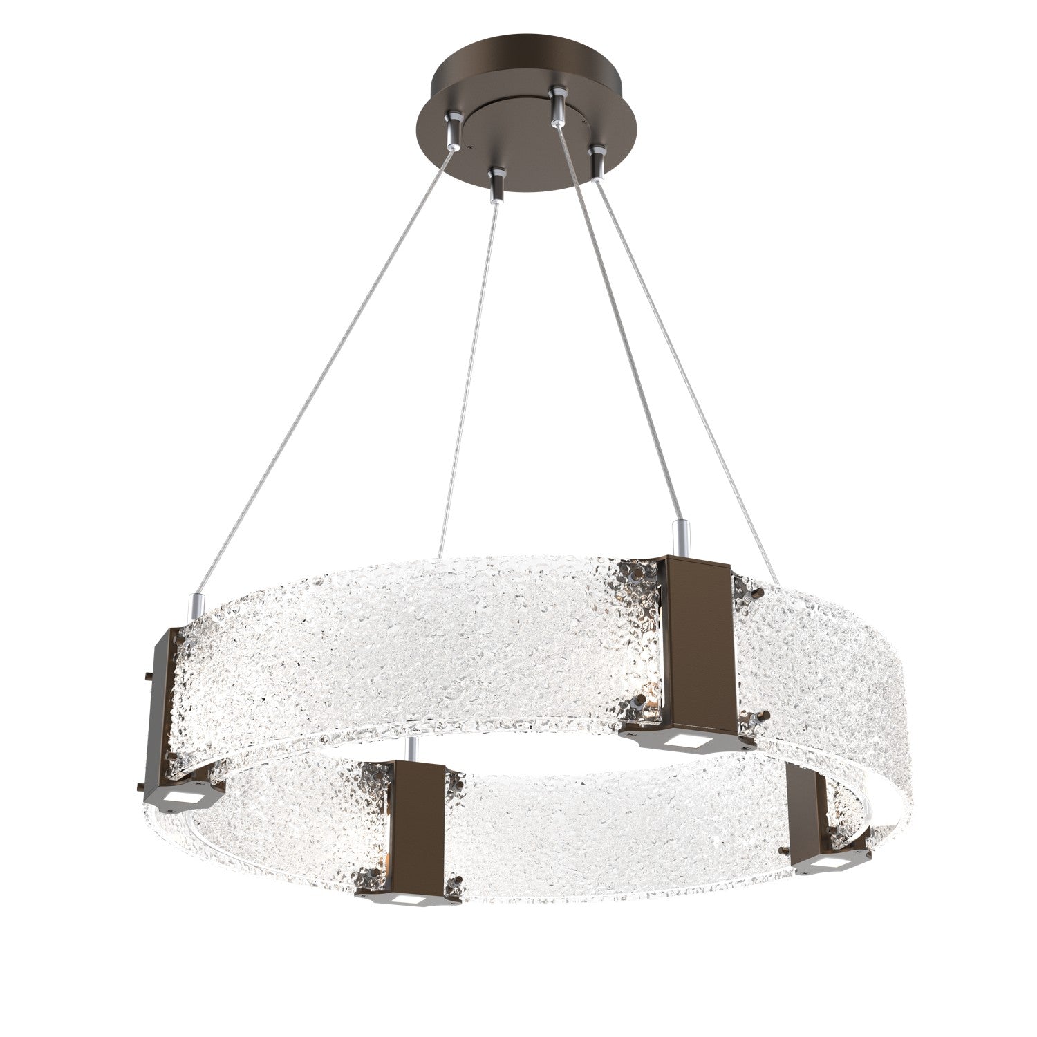 Hammerton Studio - CHB0042-24-FB-CR-CA1-L1 - LED Chandelier - Parallel - Flat Bronze