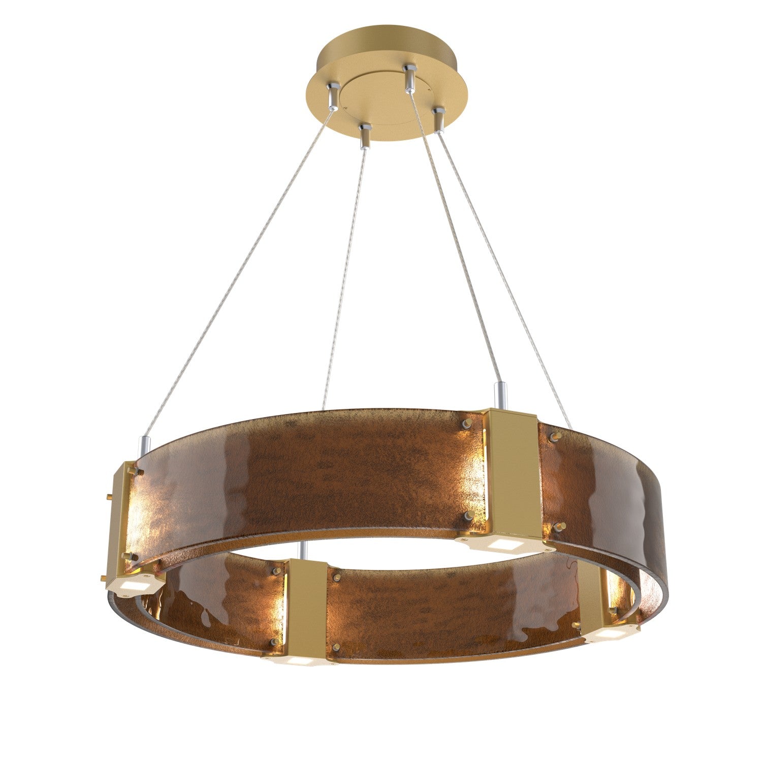 Hammerton Studio - CHB0042-24-GB-BG-CA1-L1 - LED Chandelier - Parallel - Gilded Brass