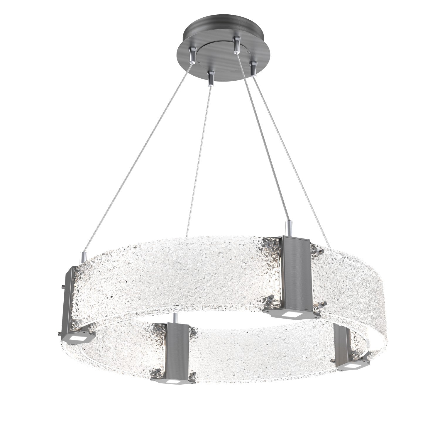 Hammerton Studio - CHB0042-24-GM-CR-CA1-L3 - LED Chandelier - Parallel - Gunmetal