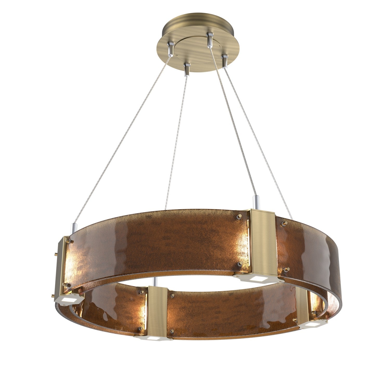 Hammerton Studio - CHB0042-24-HB-BG-CA1-L1 - LED Chandelier - Parallel - Heritage Brass