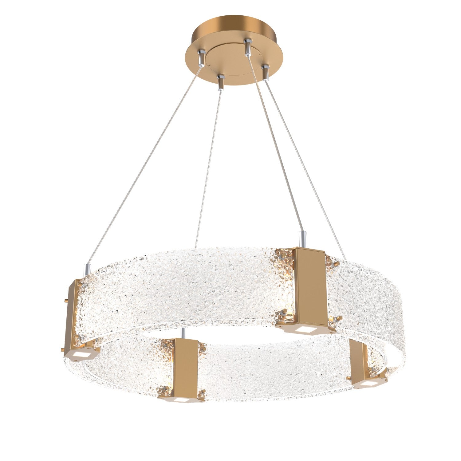 Hammerton Studio - CHB0042-24-NB-CR-CA1-L1 - LED Chandelier - Parallel - Novel Brass