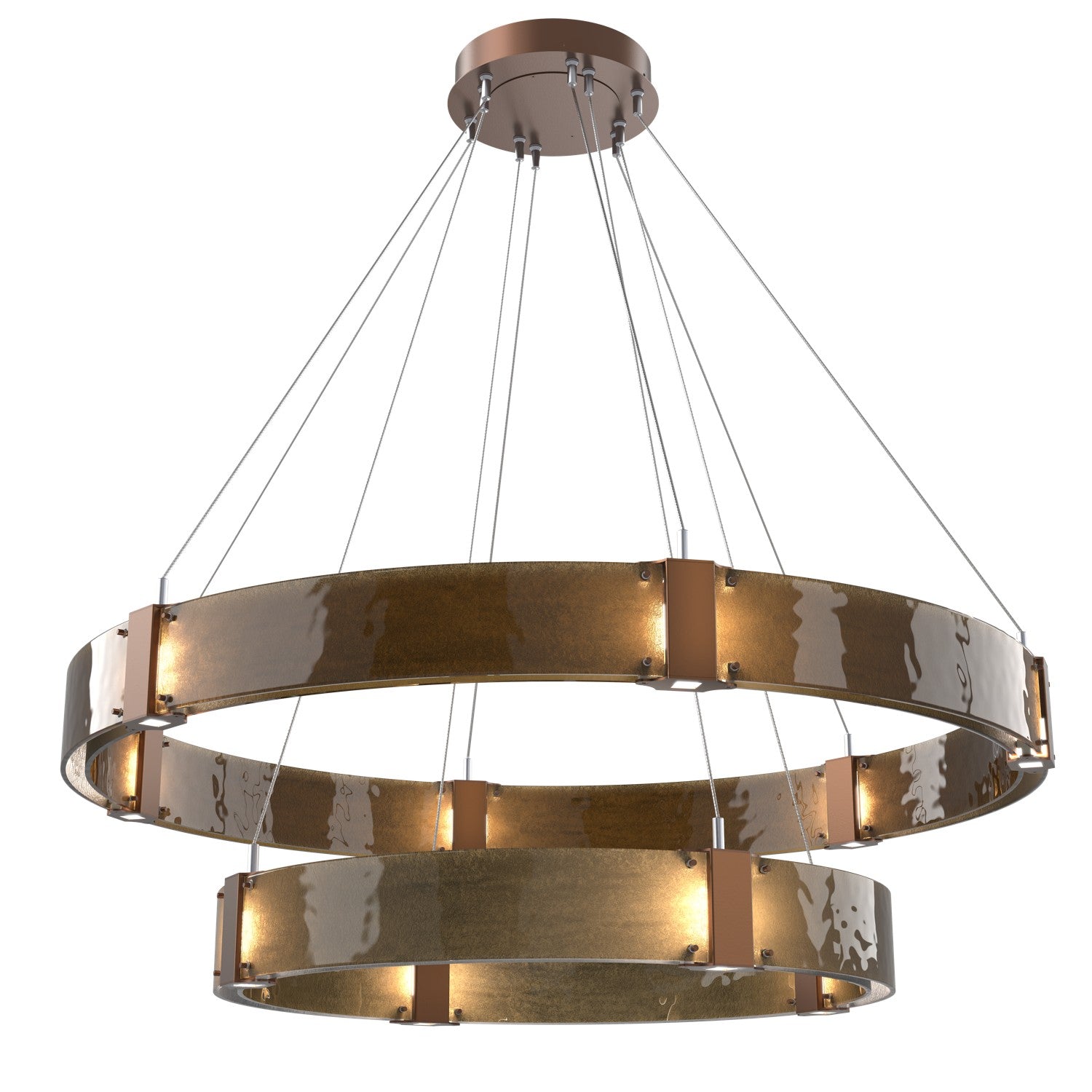 Hammerton Studio - CHB0042-2B-BB-BG-CA1-L1 - LED Chandelier - Parallel - Burnished Bronze