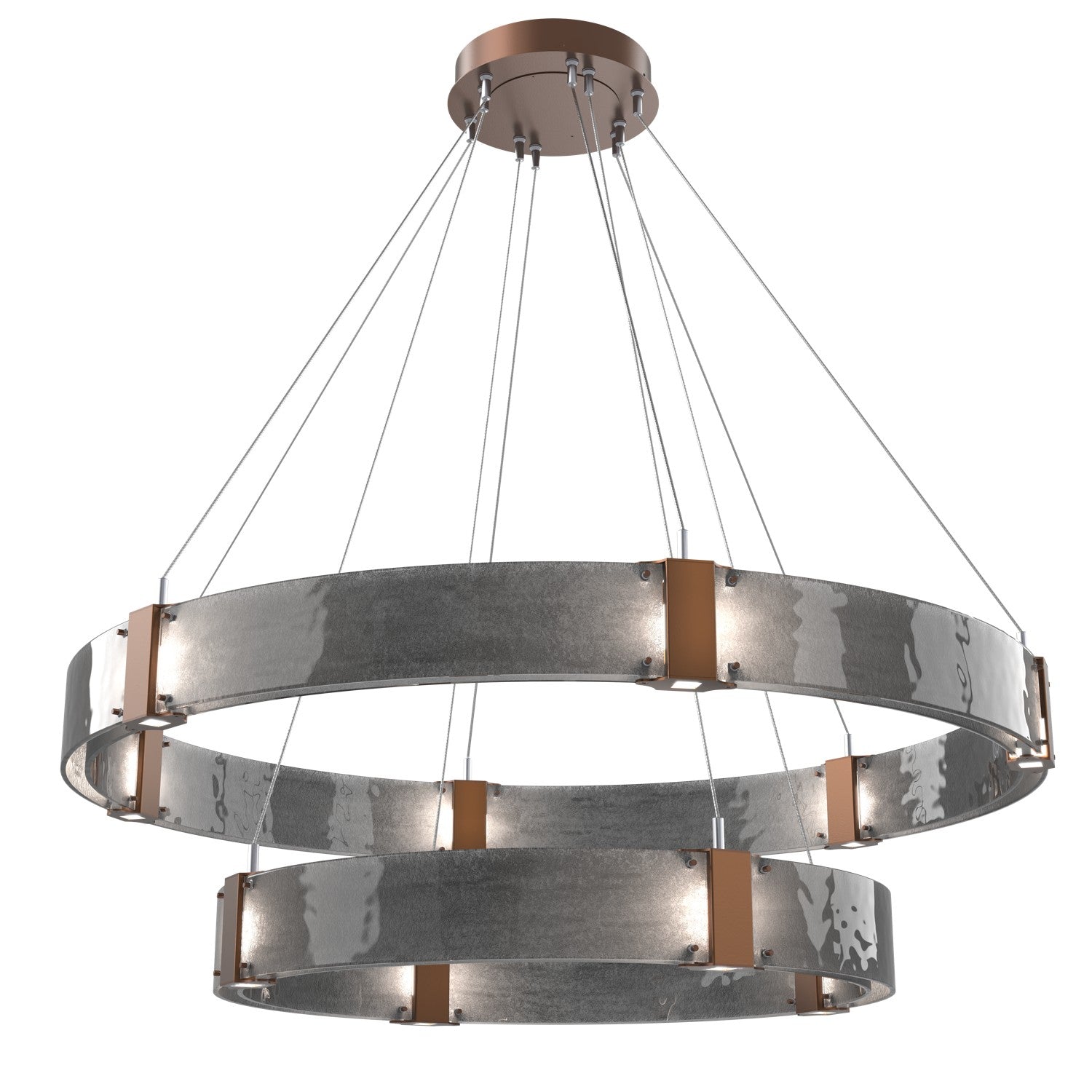 Hammerton Studio - CHB0042-2B-BB-SG-CA1-L1 - LED Chandelier - Parallel - Burnished Bronze