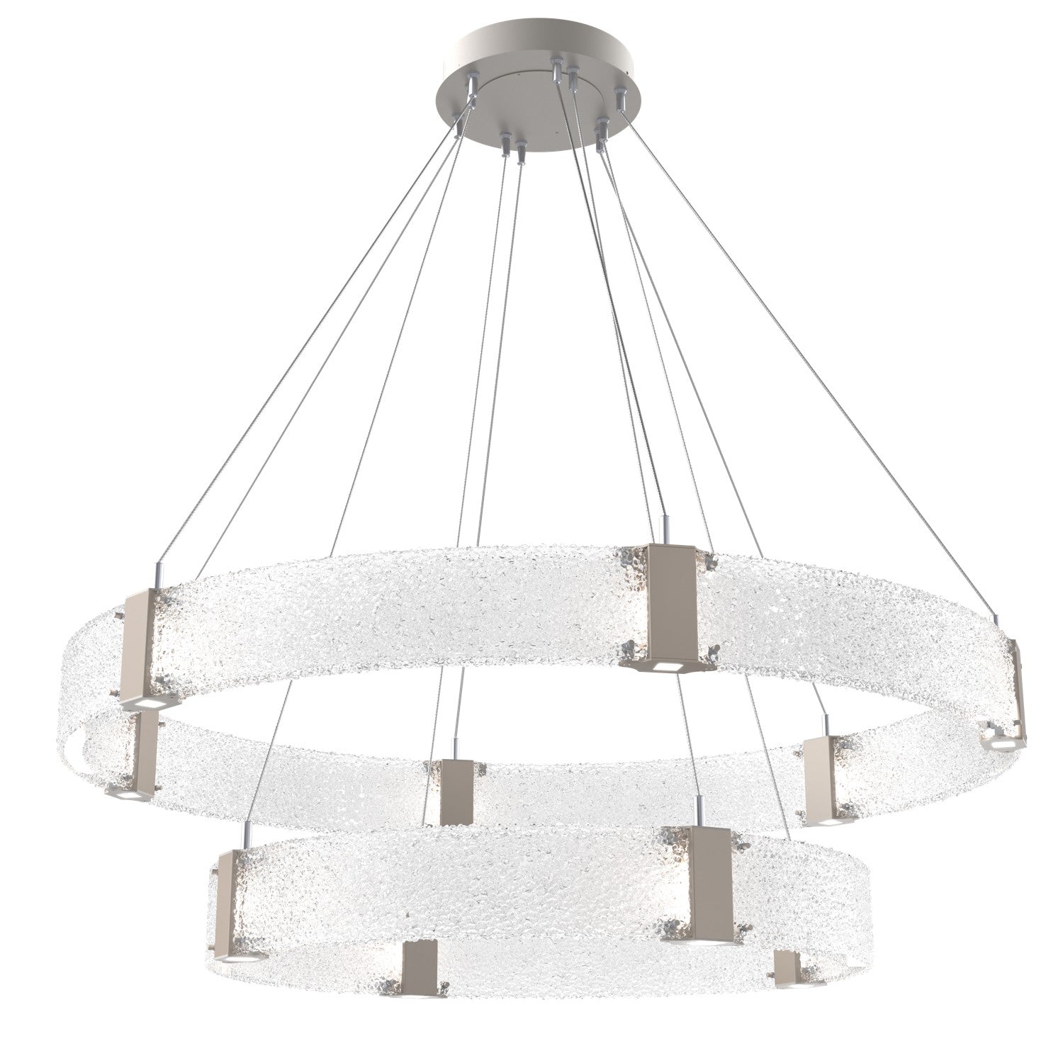 Hammerton Studio - CHB0042-2B-BS-CR-CA1-L1 - LED Chandelier - Parallel - Beige Silver