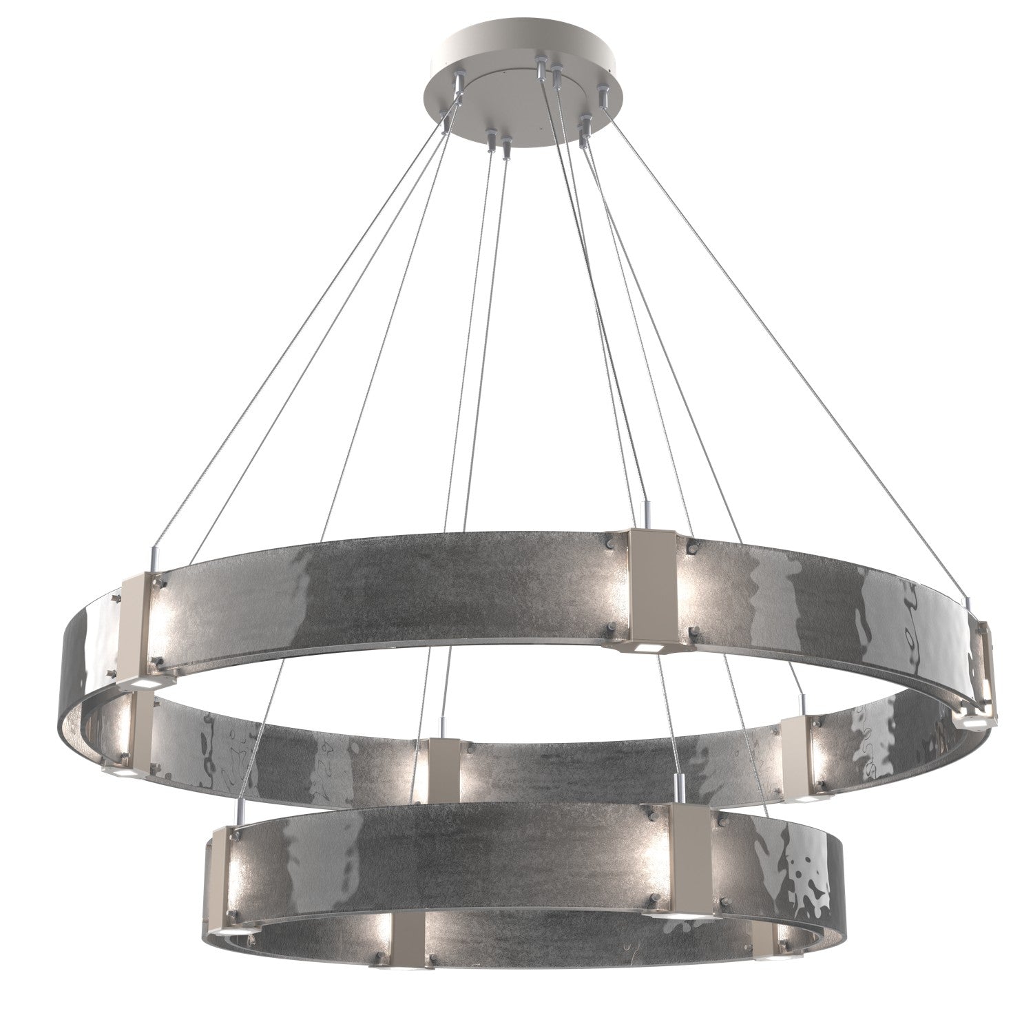 Hammerton Studio - CHB0042-2B-BS-SG-CA1-L1 - LED Chandelier - Parallel - Beige Silver