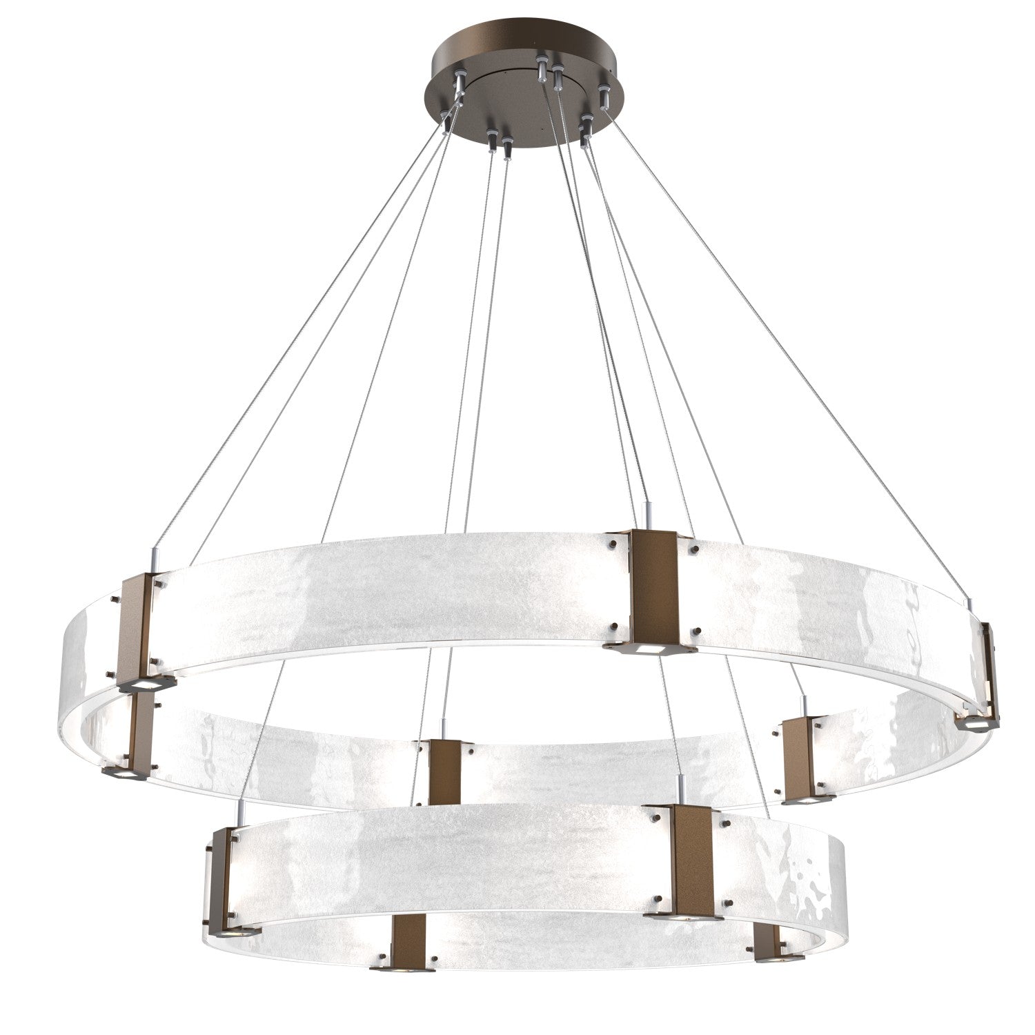 Hammerton Studio - CHB0042-2B-FB-CG-CA1-L1 - LED Chandelier - Parallel - Flat Bronze