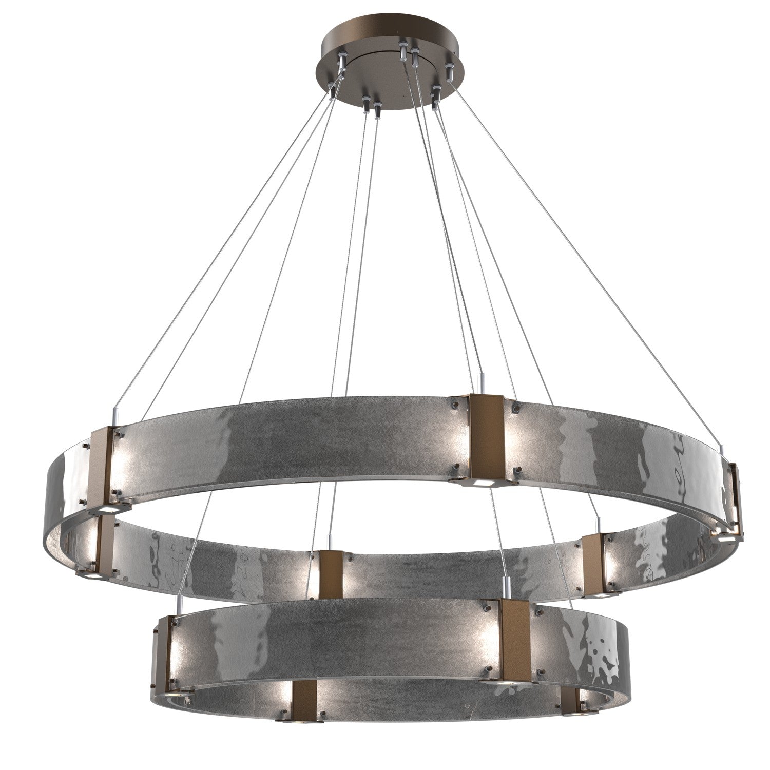 Hammerton Studio - CHB0042-2B-FB-SG-CA1-L1 - LED Chandelier - Parallel - Flat Bronze