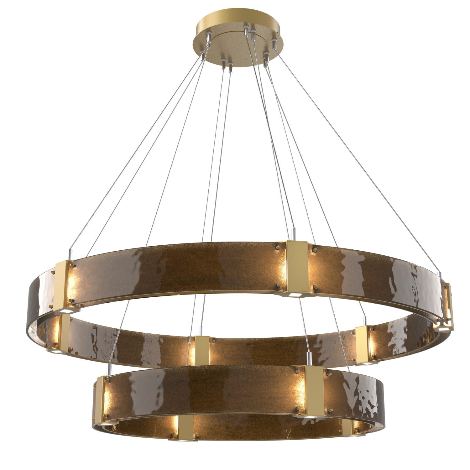 Hammerton Studio - CHB0042-2B-GB-BG-CA1-L1 - LED Chandelier - Parallel - Gilded Brass