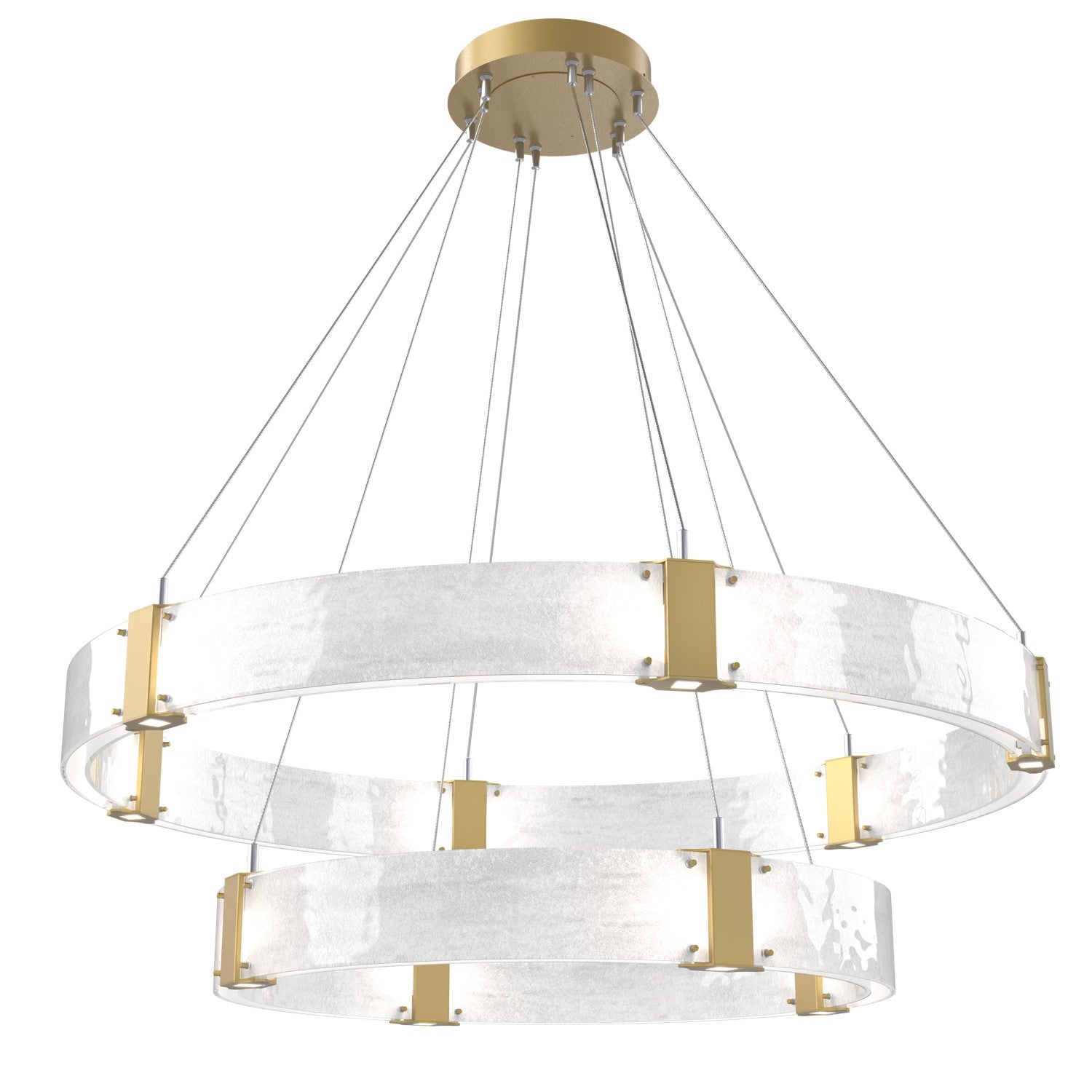 Hammerton Studio - CHB0042-2B-GB-CG-CA1-L1 - LED Chandelier - Parallel - Gilded Brass