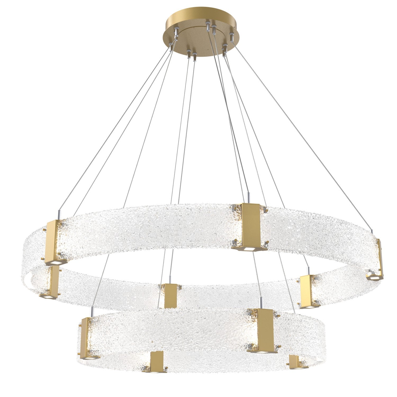 Hammerton Studio - CHB0042-2B-GB-CR-CA1-L1 - LED Chandelier - Parallel - Gilded Brass