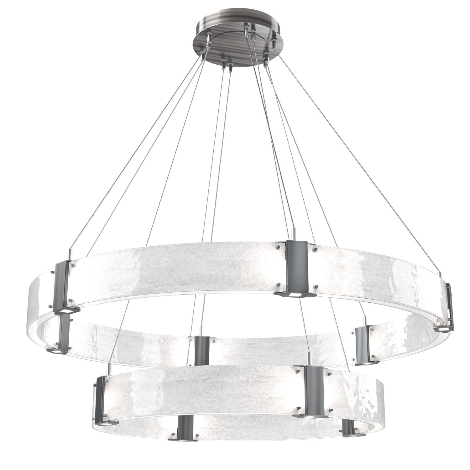 Hammerton Studio - CHB0042-2B-GM-CG-CA1-L3 - LED Chandelier - Parallel - Gunmetal