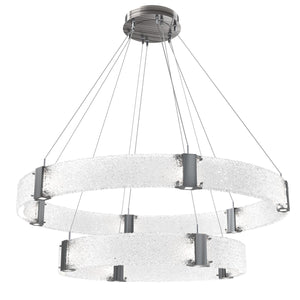 Hammerton Studio - CHB0042-2B-GM-CR-CA1-L1 - LED Chandelier - Parallel - Gunmetal