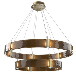 Hammerton Studio - CHB0042-2B-HB-BG-CA1-L1 - LED Chandelier - Parallel - Heritage Brass