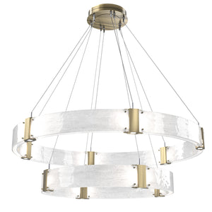 Hammerton Studio - CHB0042-2B-HB-CG-CA1-L1 - LED Chandelier - Parallel - Heritage Brass