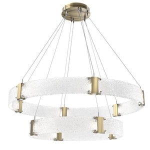 Hammerton Studio - CHB0042-2B-HB-CR-CA1-L1 - LED Chandelier - Parallel - Heritage Brass