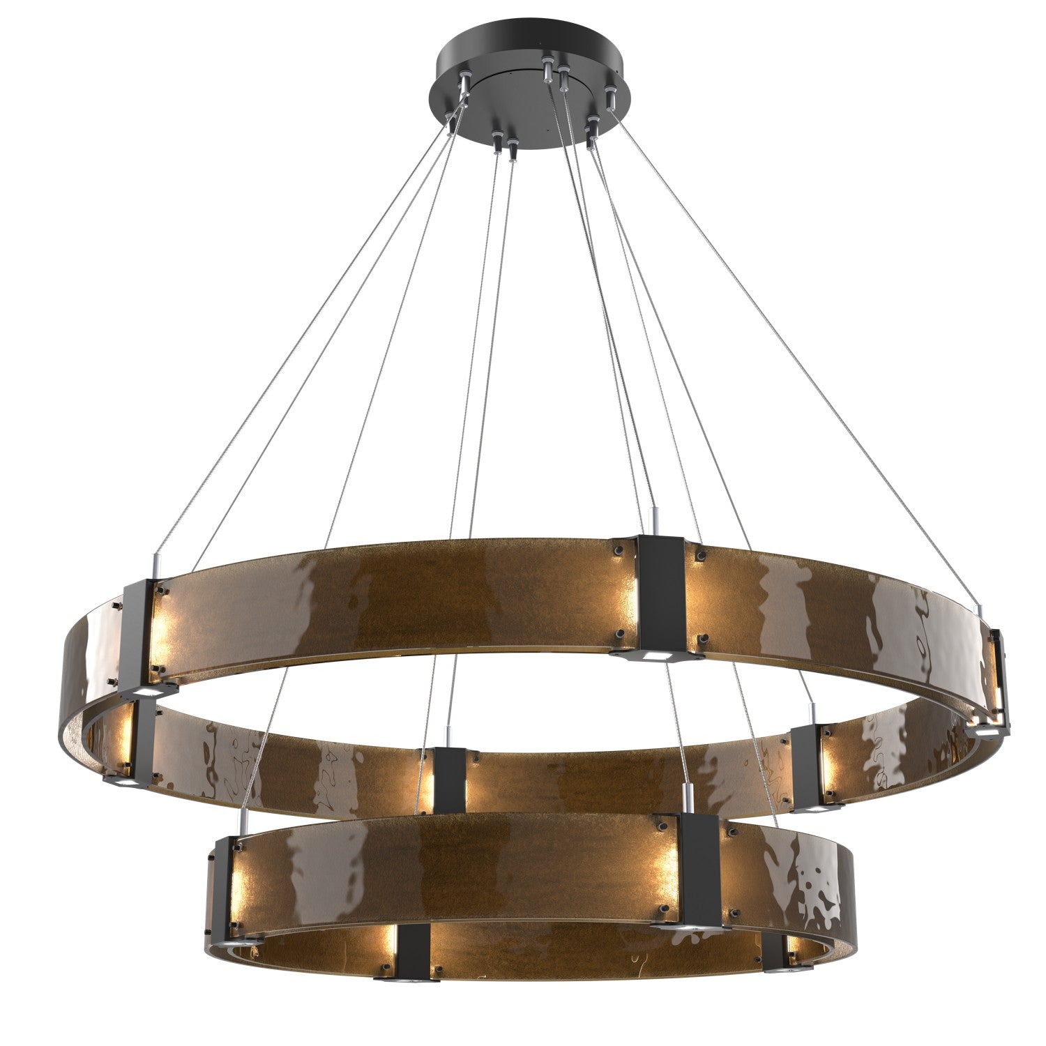 Hammerton Studio - CHB0042-2B-MB-BG-CA1-L3 - LED Chandelier - Parallel - Matte Black