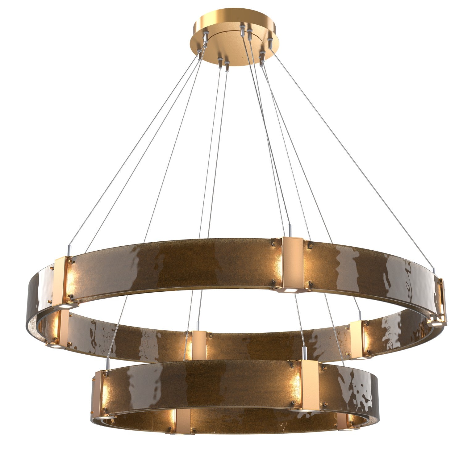 Hammerton Studio - CHB0042-2B-NB-BG-CA1-L1 - LED Chandelier - Parallel - Novel Brass