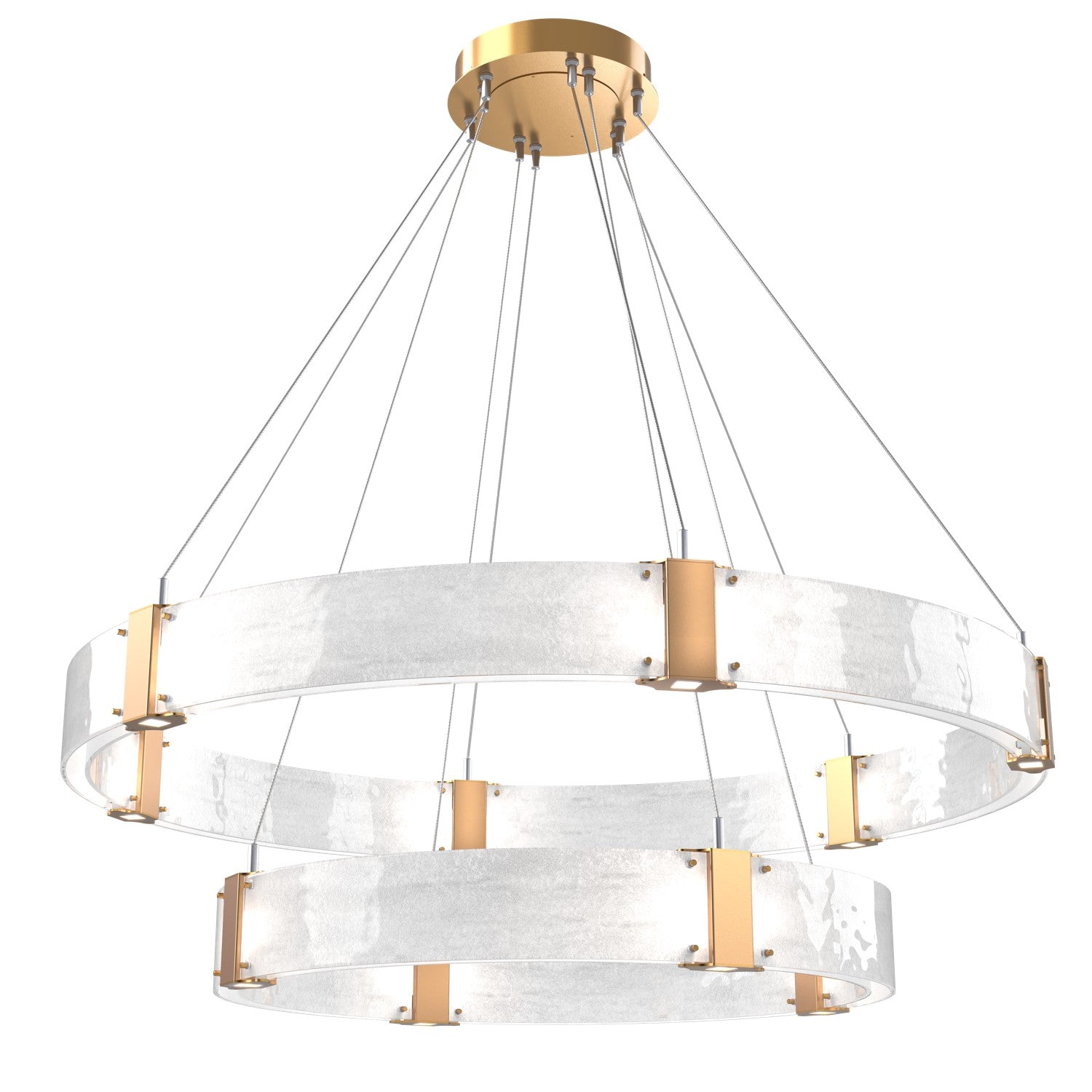 Hammerton Studio - CHB0042-2B-NB-CG-CA1-L1 - LED Chandelier - Parallel - Novel Brass