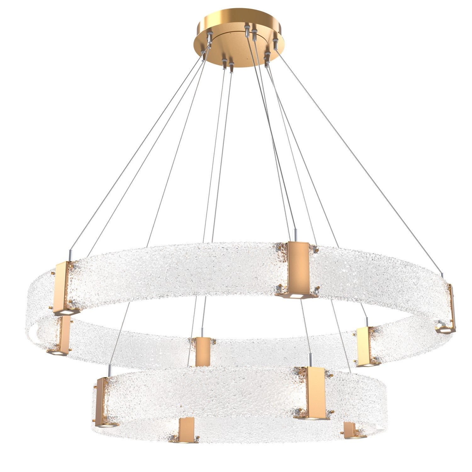 Hammerton Studio - CHB0042-2B-NB-CR-CA1-L1 - LED Chandelier - Parallel - Novel Brass