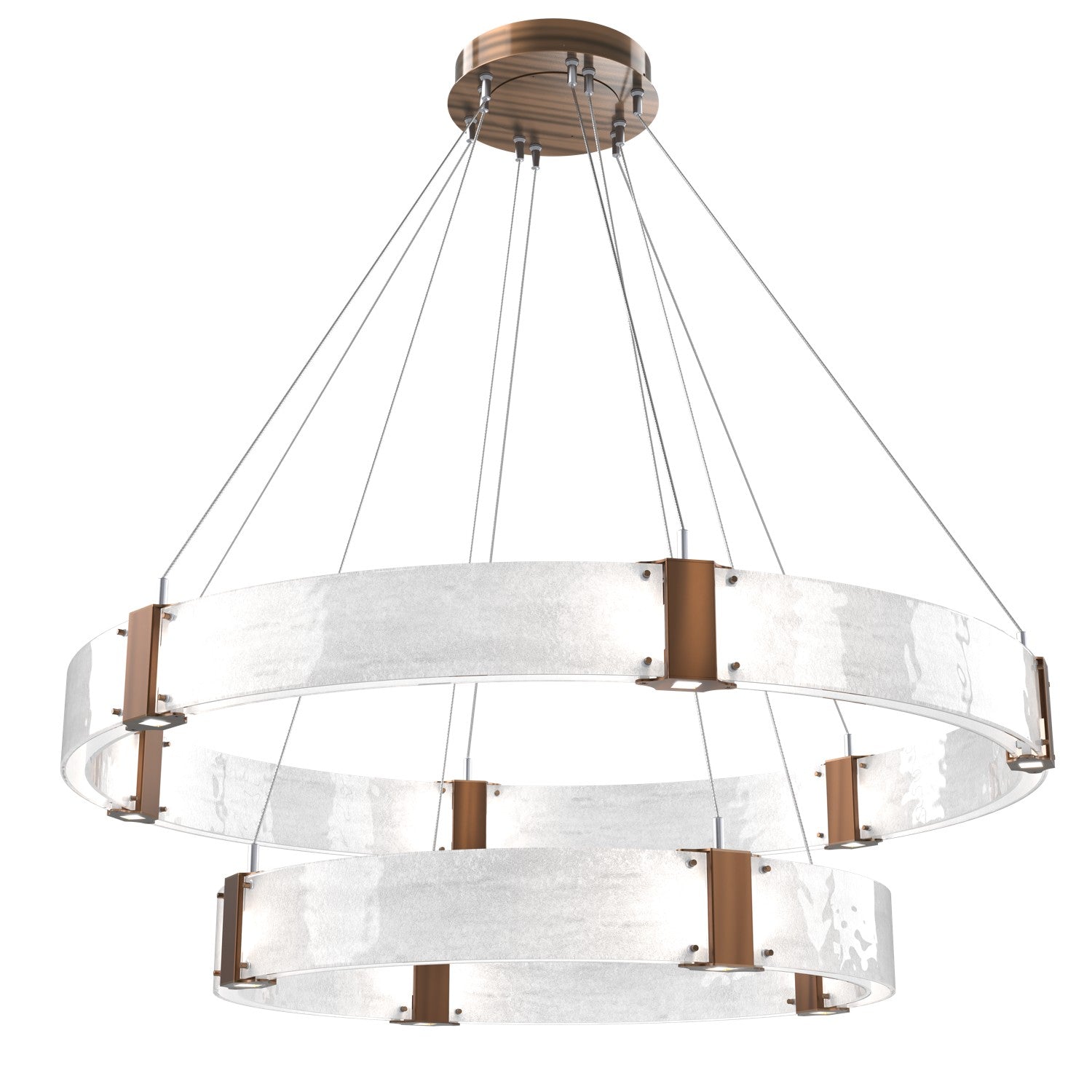 Hammerton Studio - CHB0042-2B-RB-CG-CA1-L1 - LED Chandelier - Parallel - Oil Rubbed Bronze