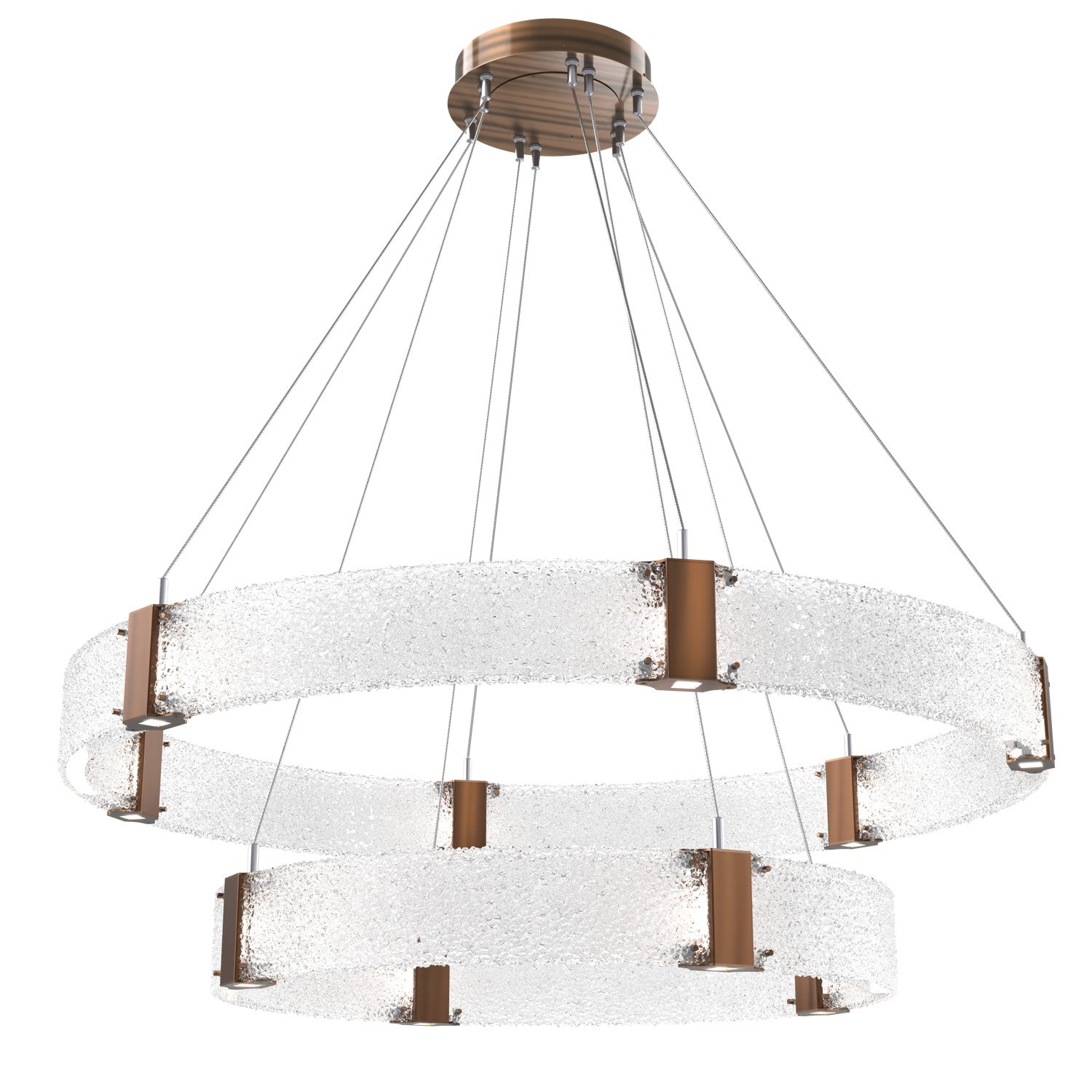 Hammerton Studio - CHB0042-2B-RB-CR-CA1-L1 - LED Chandelier - Parallel - Oil Rubbed Bronze