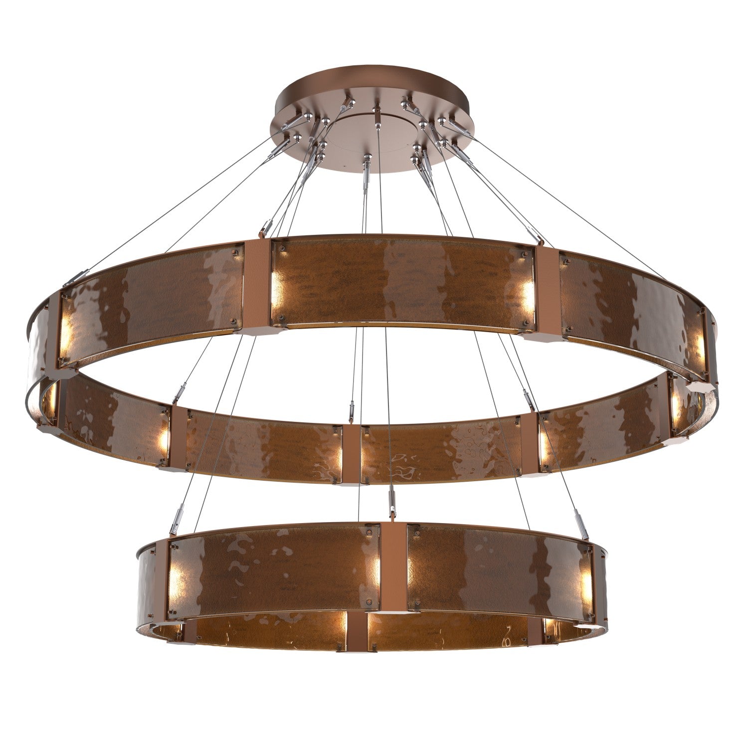 Hammerton Studio - CHB0042-2C-BB-BG-CA1-L1 - LED Chandelier - Parallel - Burnished Bronze