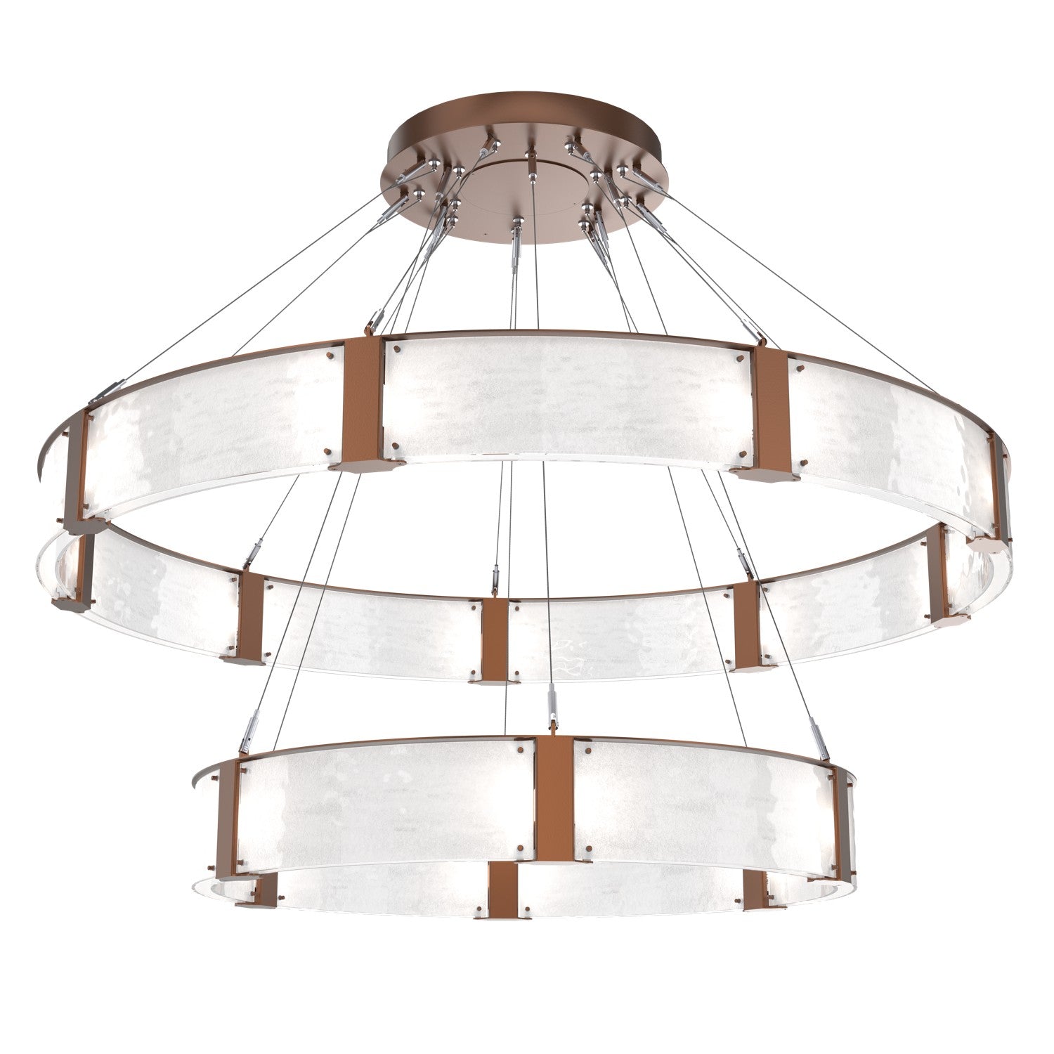 Hammerton Studio - CHB0042-2C-BB-CG-CA1-L1 - LED Chandelier - Parallel - Burnished Bronze