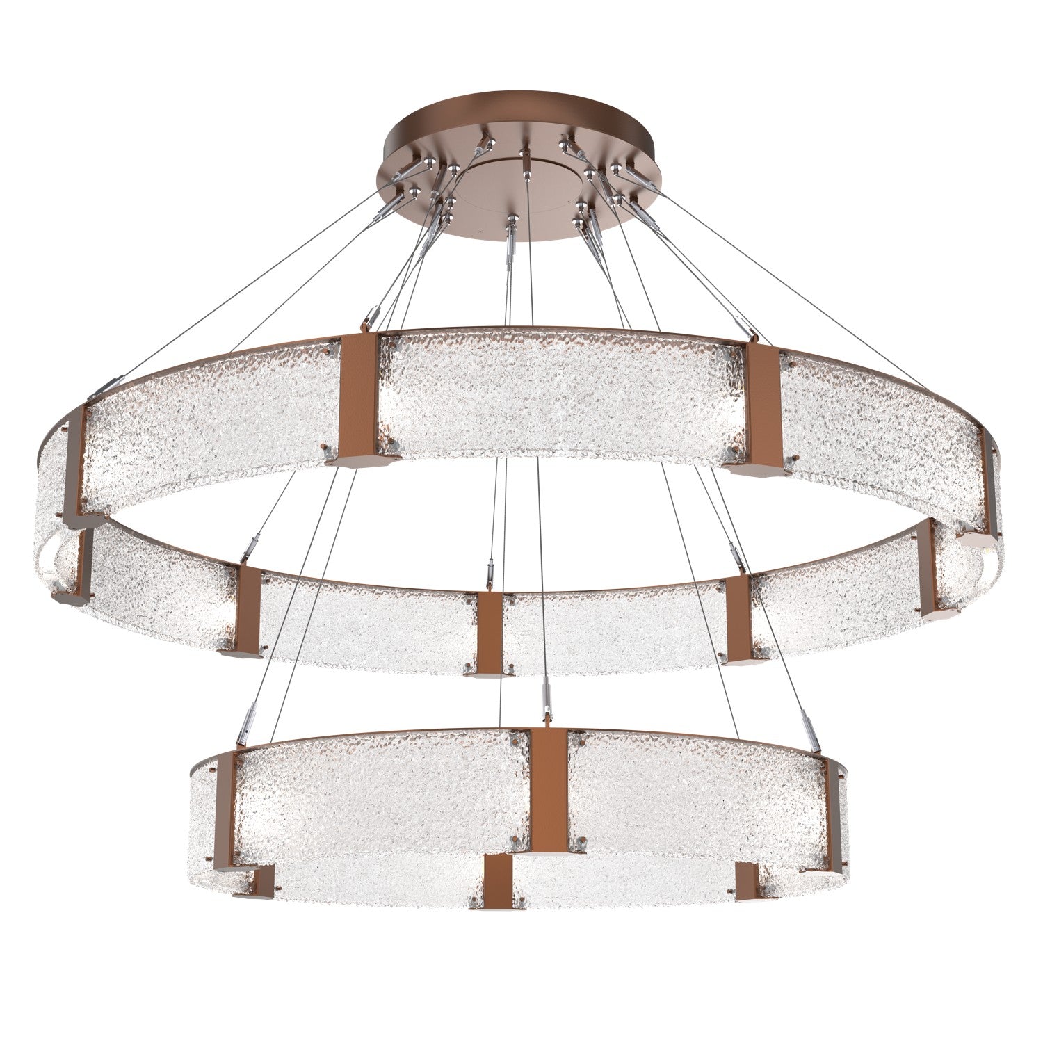 Hammerton Studio - CHB0042-2C-BB-CR-CA1-L1 - LED Chandelier - Parallel - Burnished Bronze