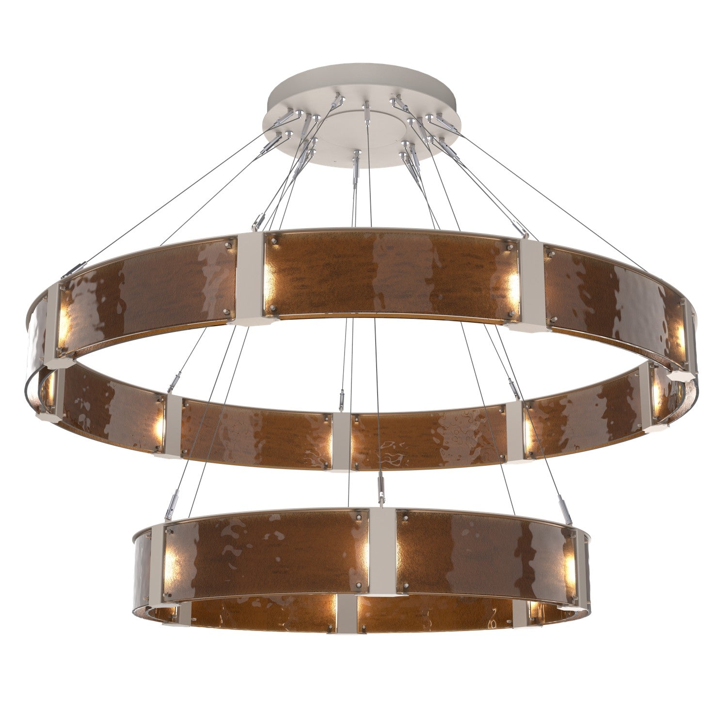 Hammerton Studio - CHB0042-2C-BS-BG-CA1-L1 - LED Chandelier - Parallel - Beige Silver